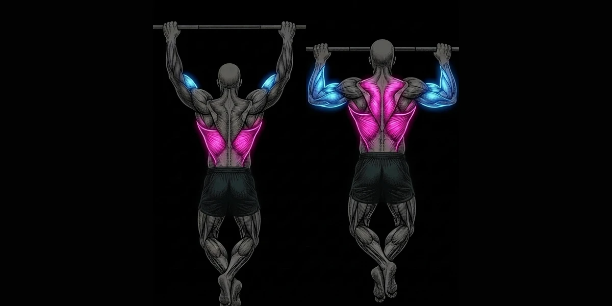 Tractions Pronation - Position de départ et fin